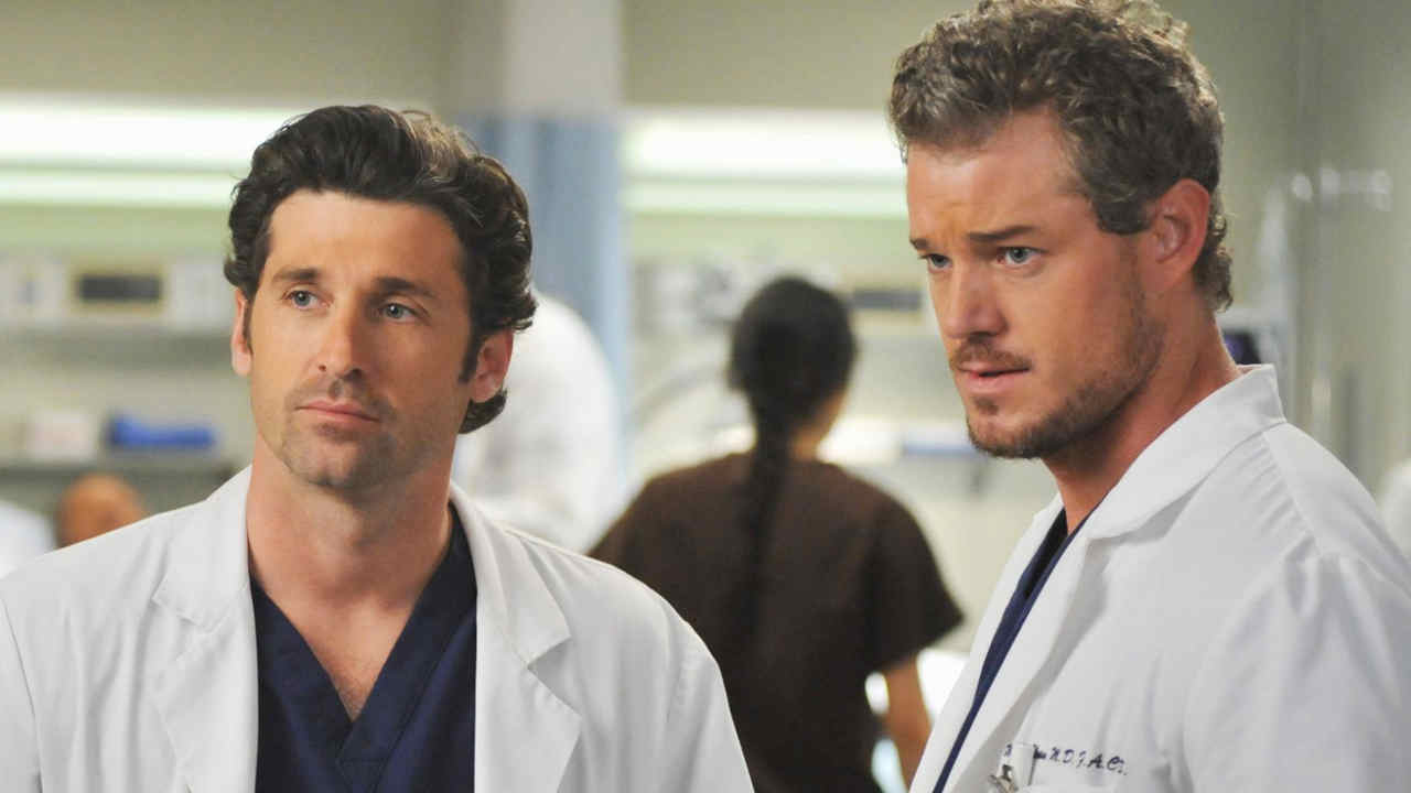 Patrick Dempsey e Eric Dane in Grey's Anatomy