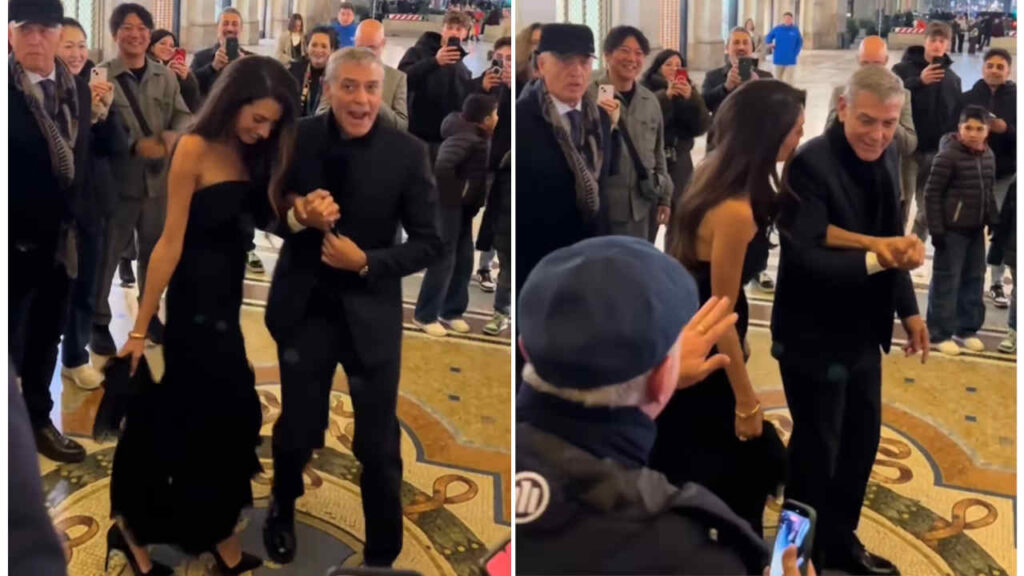 George Clooney e Amal a Milano