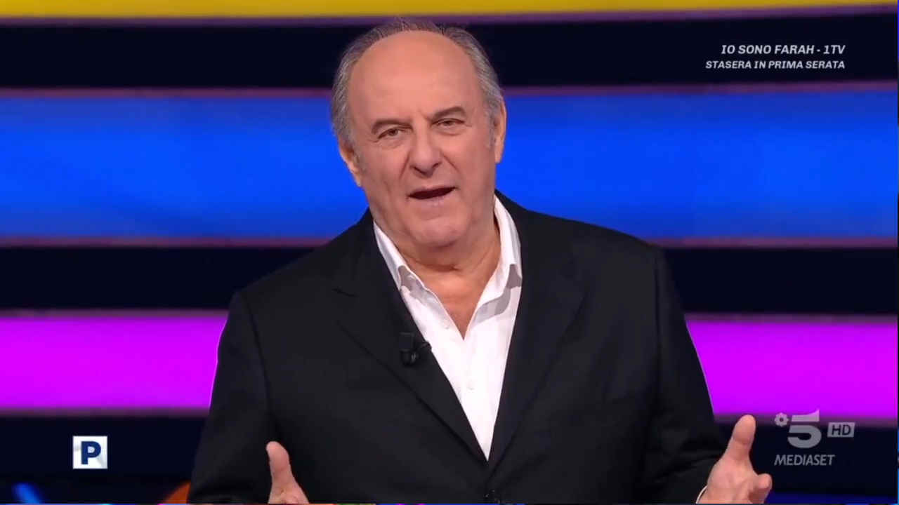 Gerry Scotti a La ruota della fortuna