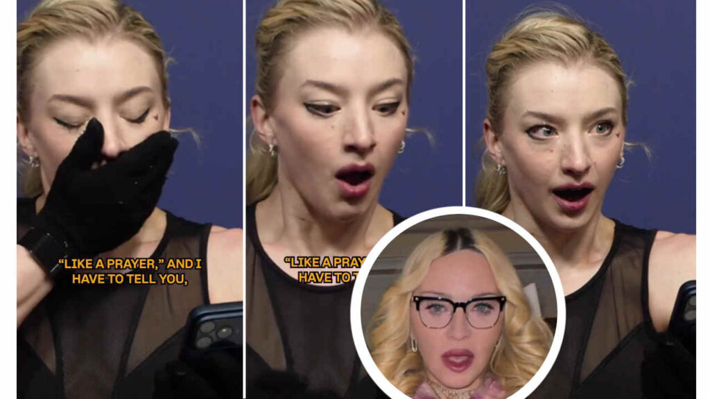 Madonna manda un messaggio ad Amber Glenn prima delle Olimpiadi: “Vai a prendere quell’oro” Amber Glenn e Madonna