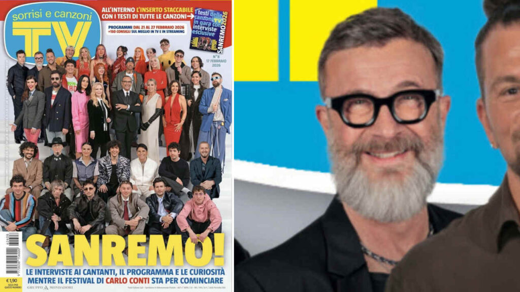 Il mistero degli occhi di Marco Masini sulla copertina di Tv Sorrisi e Canzoni, Sanremo 2026