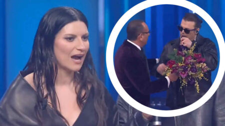 Laura Pausini e Gianluca Grignani a Sanremo 2026