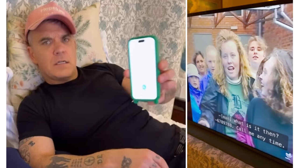 Una fan gli lasciò il numero nel 1992: Robbie Williams prova a chiamarla 30 anni dopo, ecco com’è andata Robbie Williams