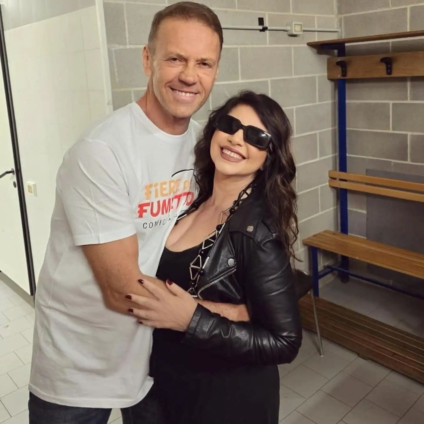 Rocco Siffredi e Cristina D'Avena