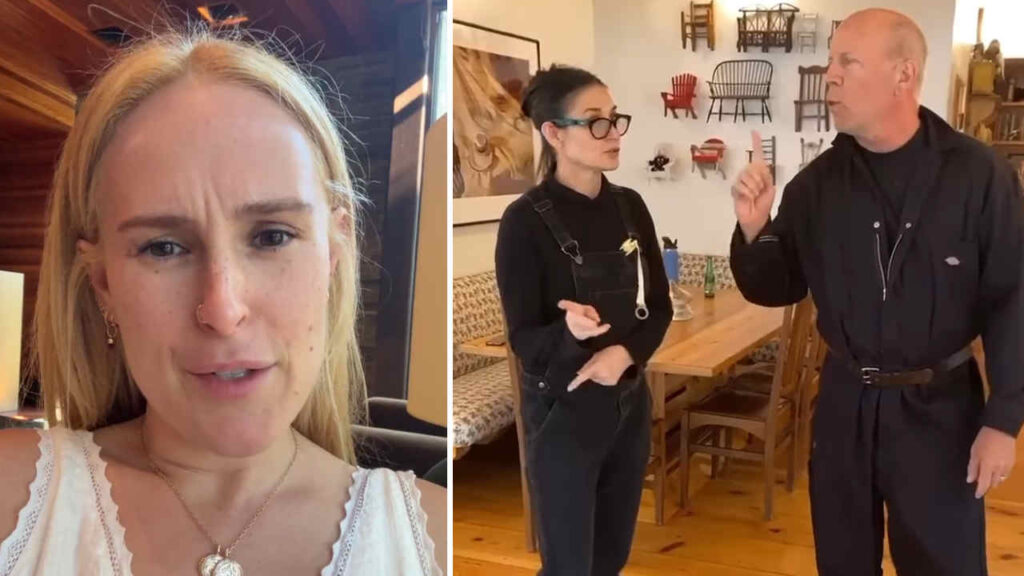 Rumer Willis - Bruce Willis e Demi Moore