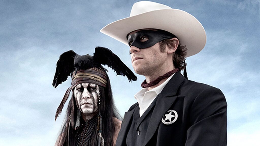 Una scena di The Lone Ranger.