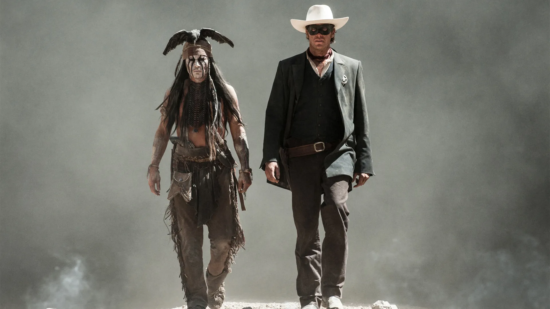 Una scena di The Lone Ranger.