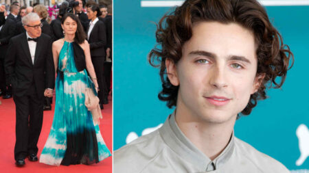 Timothee Chalamet, Woody Allen e Soon-Yi Previn