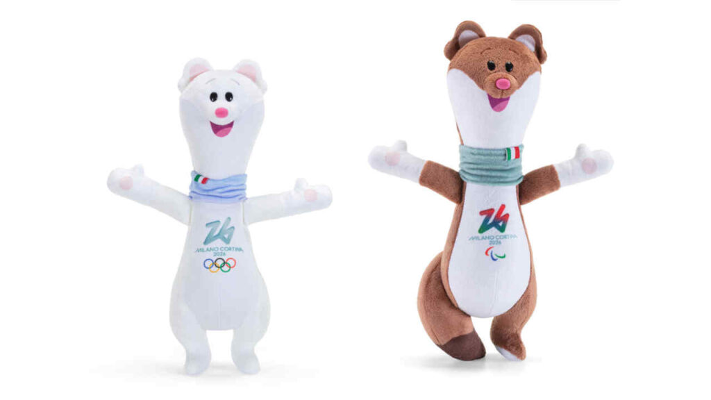 Tina e Milo - mascotte delle Olimpiadi di Milano Cortina 2026