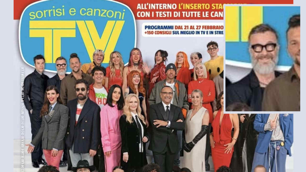 La cover di Tv Sorrisi e Canzoni per Sanremo 2026