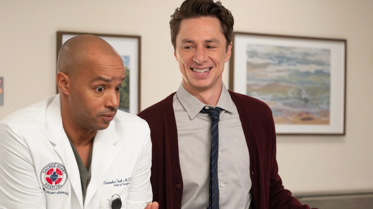 Una scena di Scrubs 2026 (fonte: Disney+)