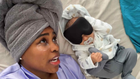 Baby shower disastroso per la star di Love Is Blind: Lauren Speed ottiene risarcimento record Lauren Speed-Hamilton col figlio