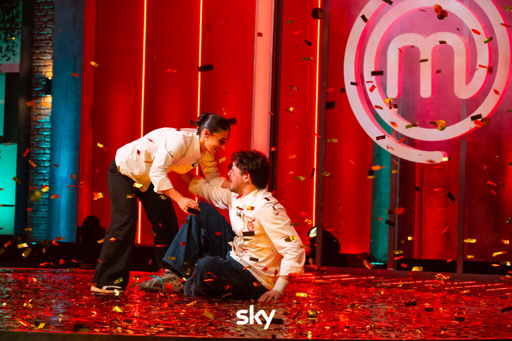 Una scena dell'ultima puntata di Masterchef (fonte: NOW)