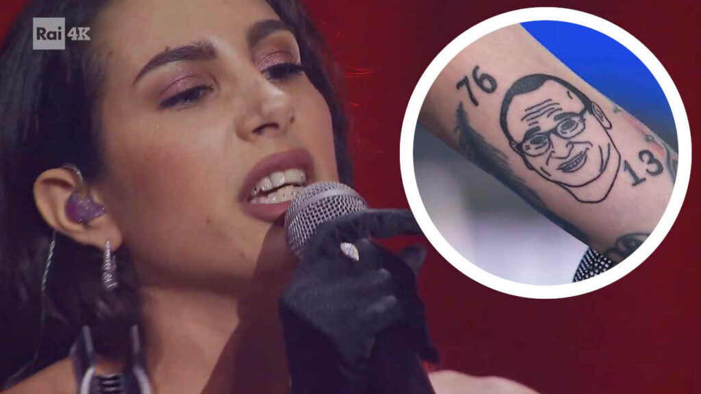 Cleo delle Bambole di Pezza e il tatuaggio di Carlo Conti