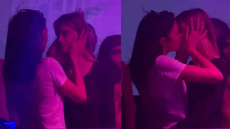 Elodie e Francesca Nuredini, il bacio in discoteca