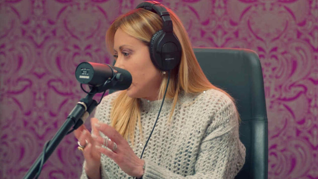 Giorgia Meloni nel podcast di Fedez e Mr. Marra