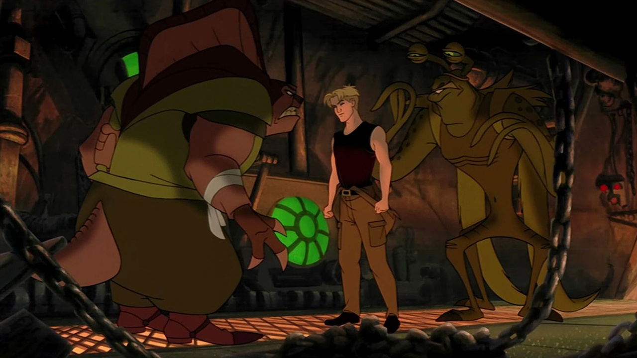 Una scena di Titan A.E.