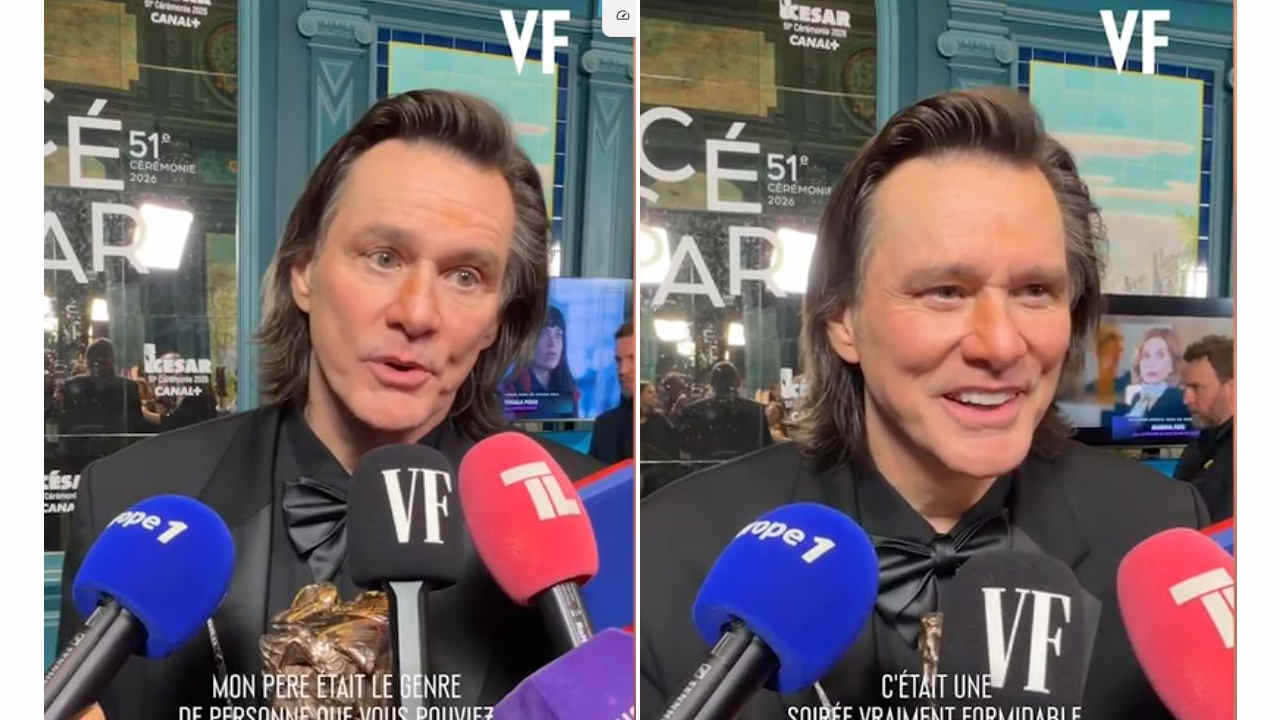 Jim Carrey a Parigi nel 2026