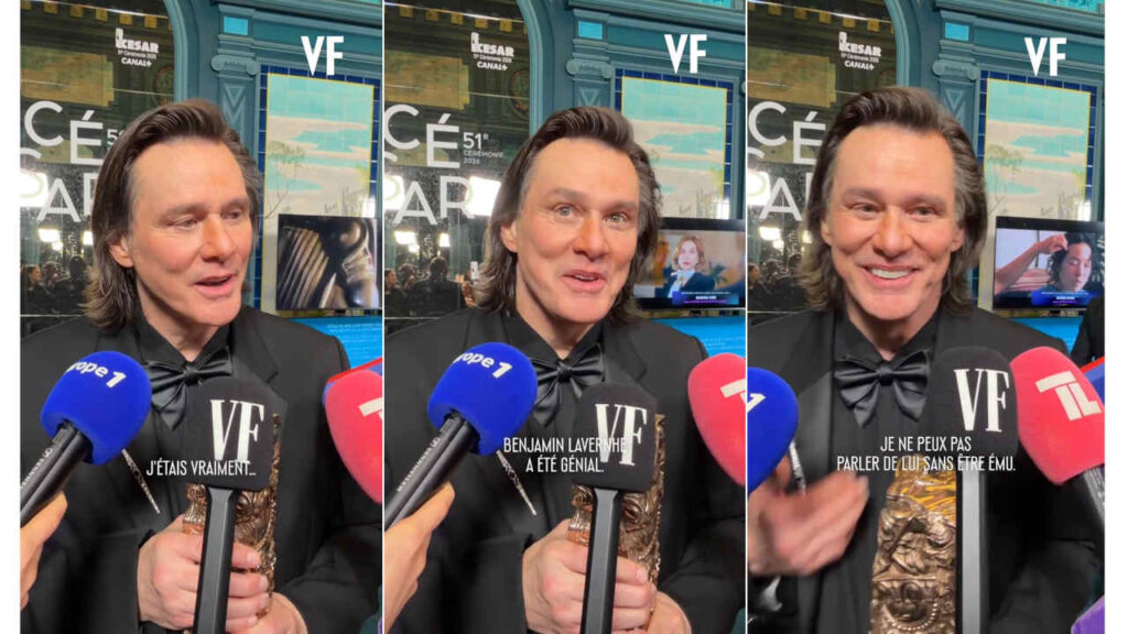 Jim Carrey ai Cesar 2026