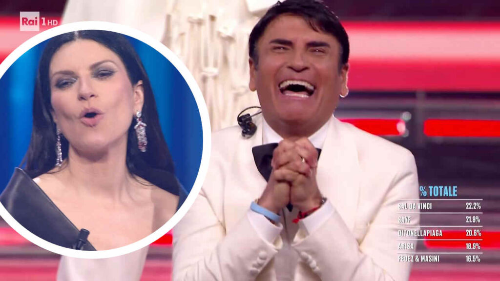 Laura Pausini e Sal Da Vinci a Sanremo 2026