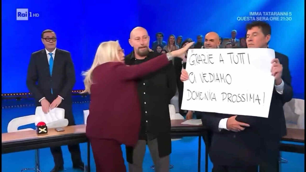 Mara Venier e Teo Mammucari a Domenica In