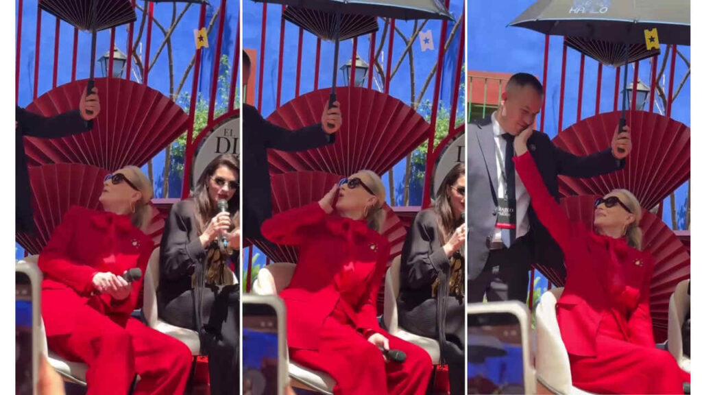 Meryl Streep in Messico per la promozione de Il diavolo veste Prada 2