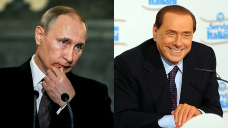 Vladimir Putin e Silvio Berlusconi