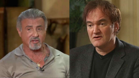 Quentin Tarantino e Sylvester Stallone