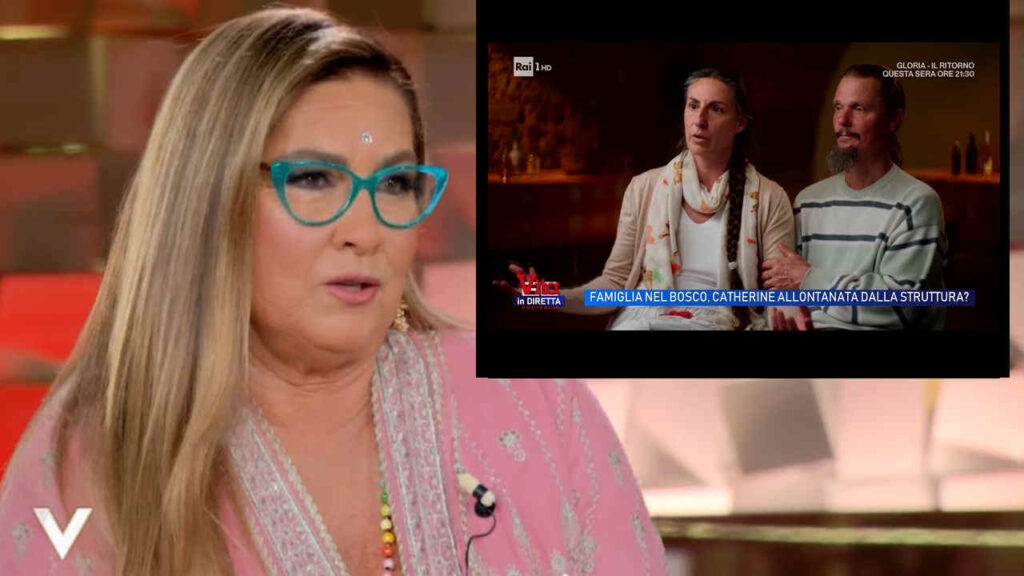 Romina Power e la famiglia nel bosco