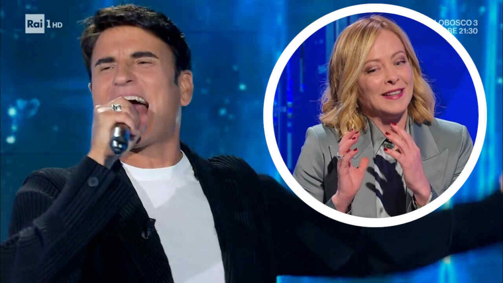 Sal Da Vinci e Giorgia Meloni