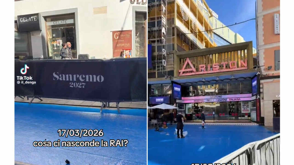 Sanremo 2027 - riprese film Netflix