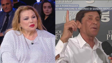 Serena Grandi e Gianni Morandi