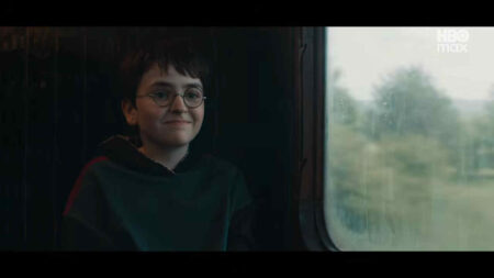 Un'immagine dal trailer di Harry Potter la serie.