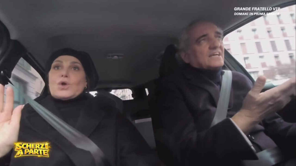 Simona Ventura e Giovanni Terzi