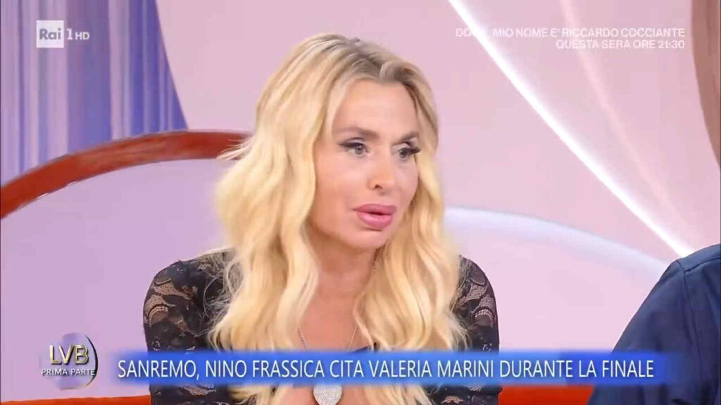 Valeria Marini a La volta buona
