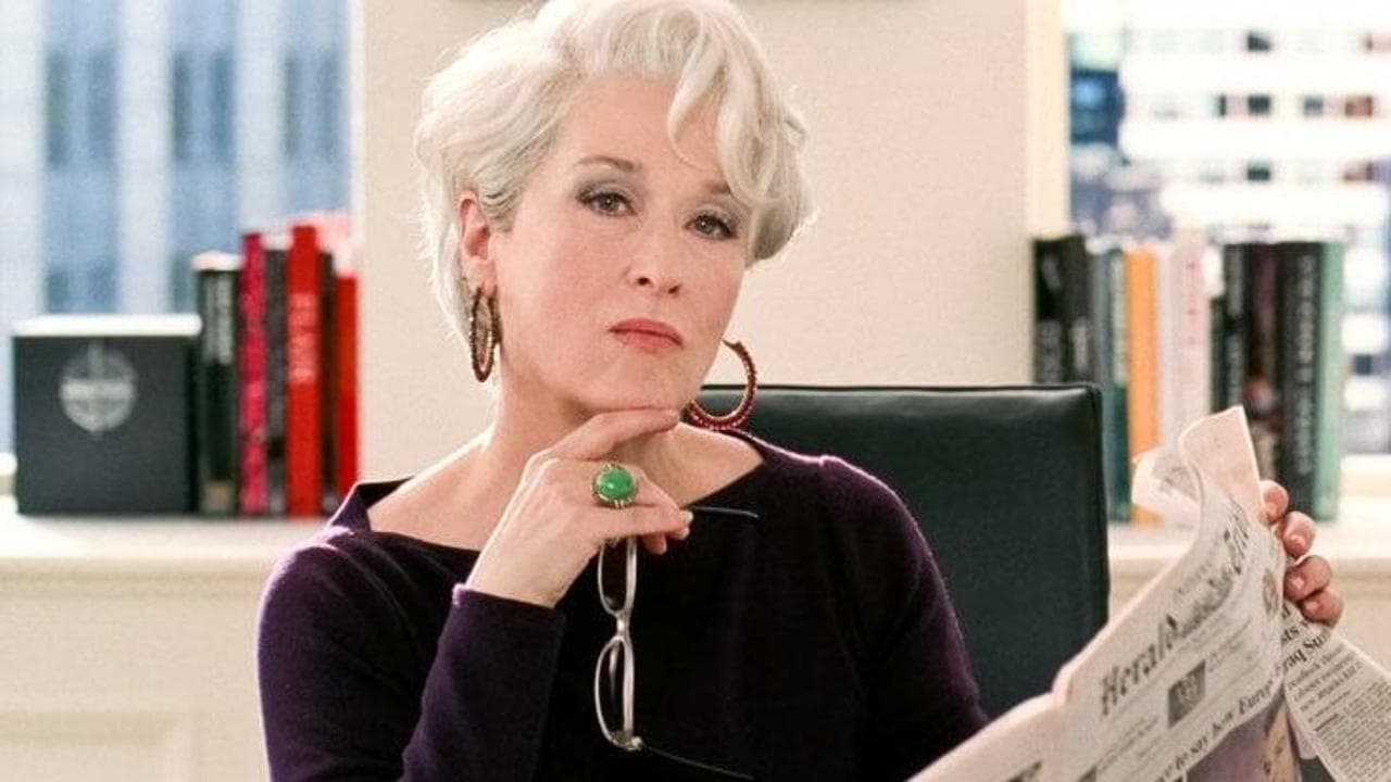 Meryl Streep nei panni di Miranda Priestly nel film Il diavolo veste Prada. 