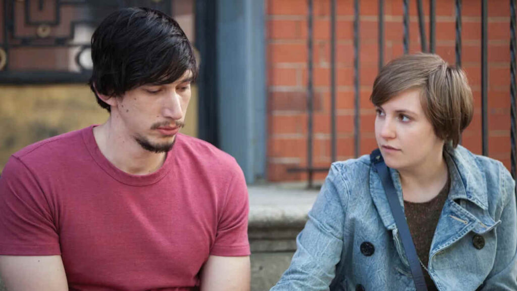 Adam Driver e Lena Dunham in Girls