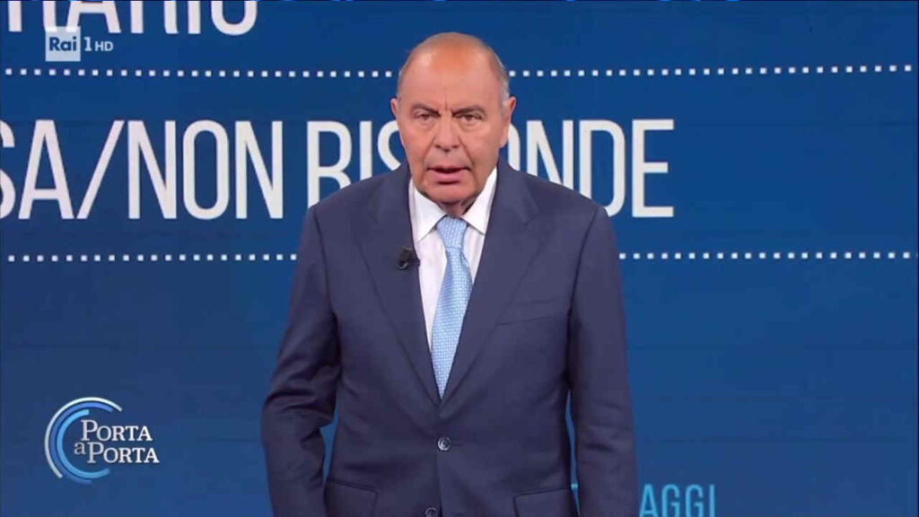 “Da Provenzano offese gravi”: Vespa replica dopo lo scontro in tv e rivendica la sua “correttezza professionale” Bruno Vespa a Porta a Porta