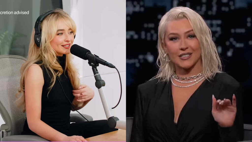 Christina Aguilera e Sabrina Carpenter