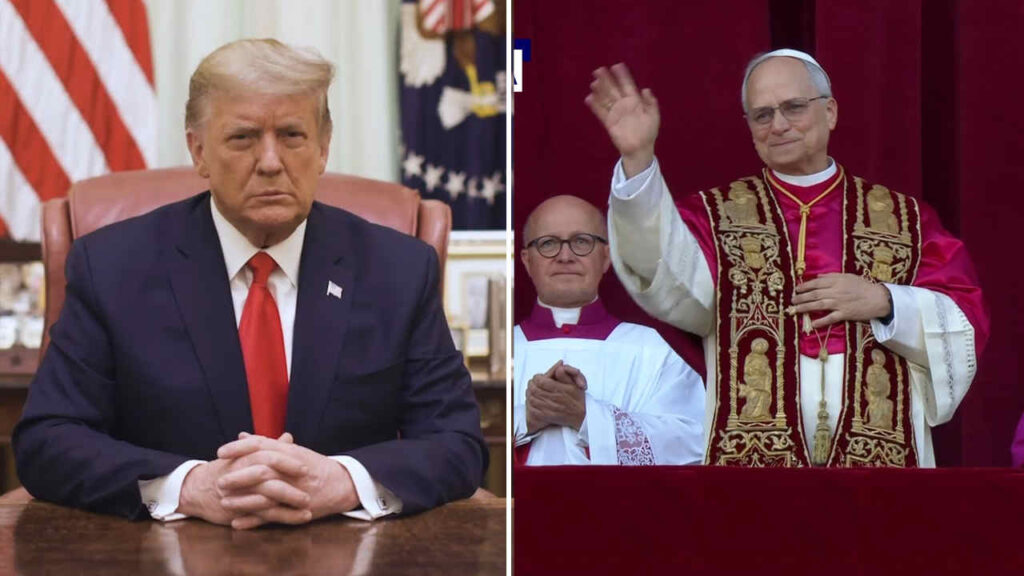 Donald Trump e Papa Leone