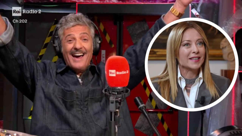 Giorgia Meloni e Fiorello