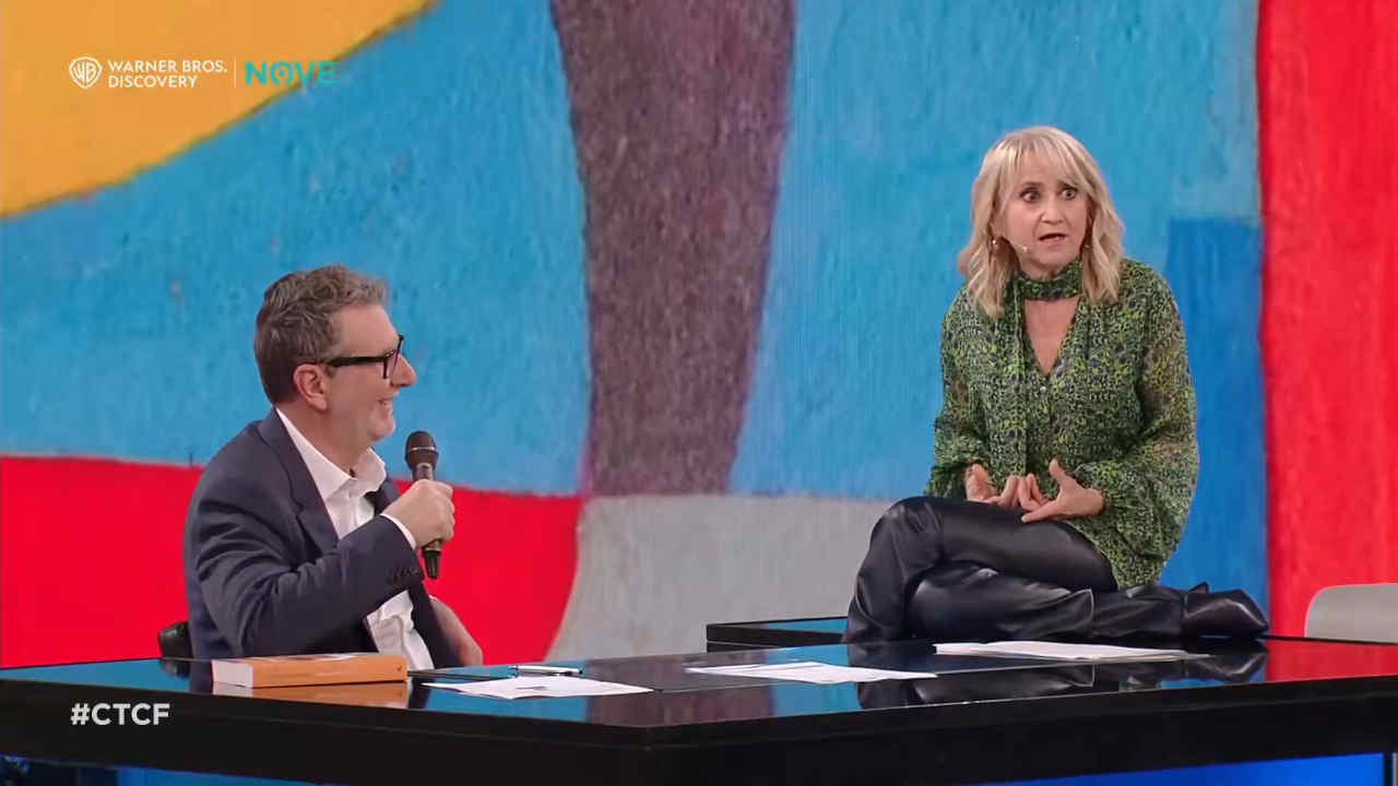 Luciana Littizzetto e Fabio Fazio a Che tempo che fa