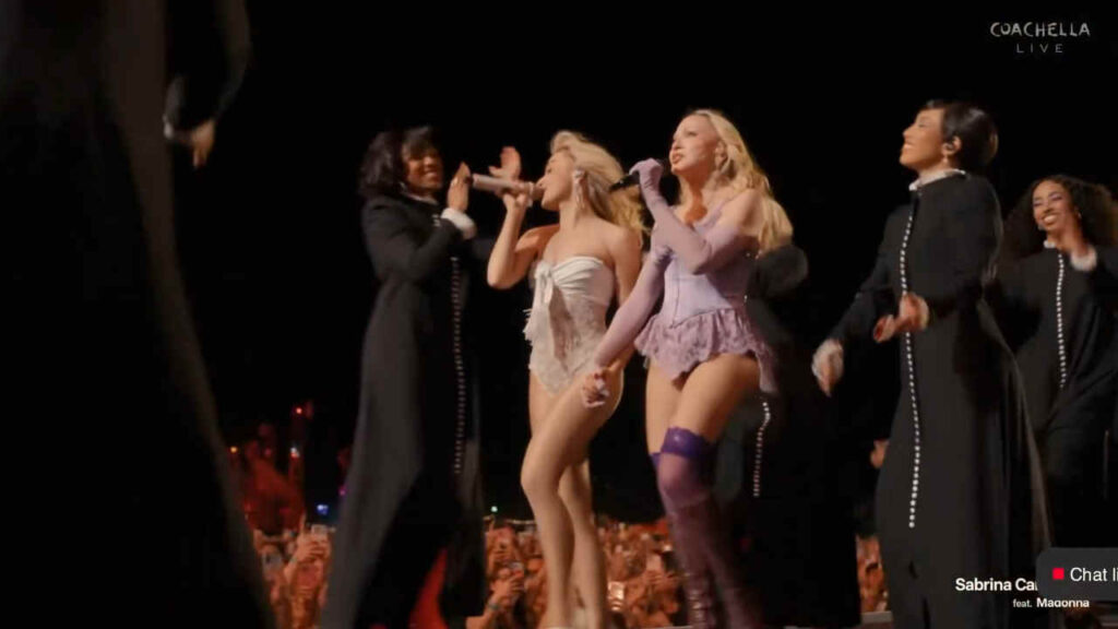 Madonna e Sabrina Carpenter a Coachella 2026