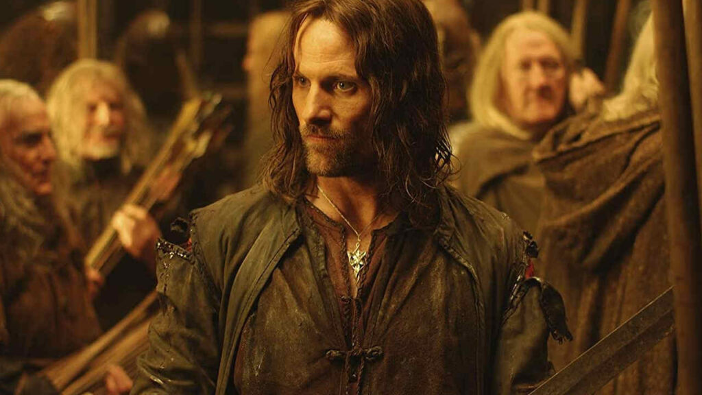 Viggo Mortensen è Aragorn ne Il signore degli anelli