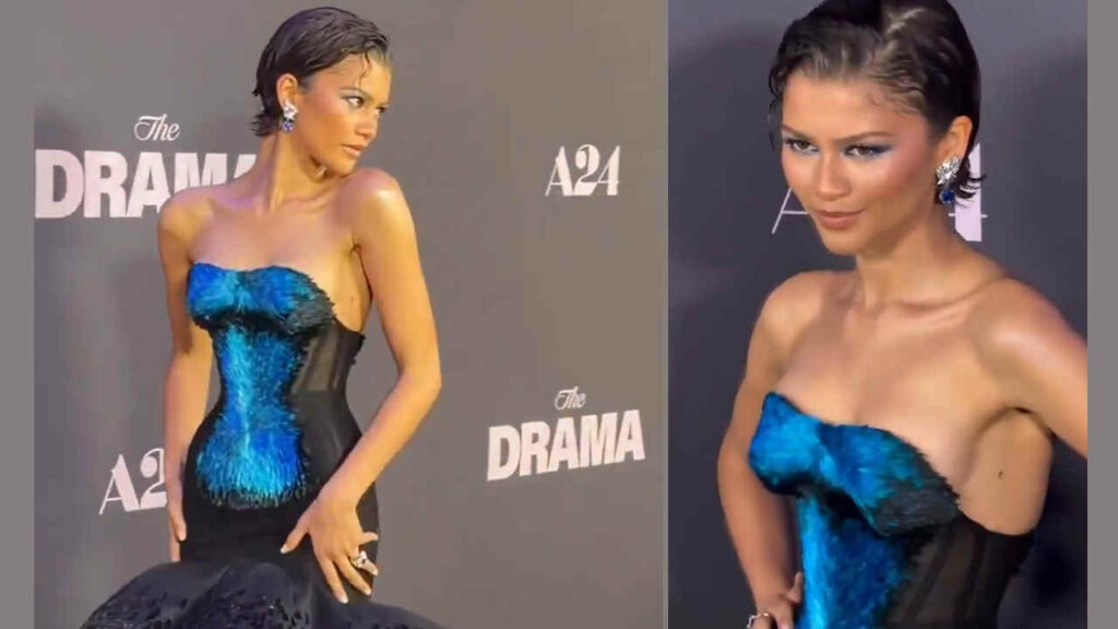 Qualcosa di vecchio, nuovo, prestato e blu: gli abiti di Zendaya alle premiere di The Drama nascondono un significato (FOTO) Zendaya alla premiere di The Drama a Los Angeles