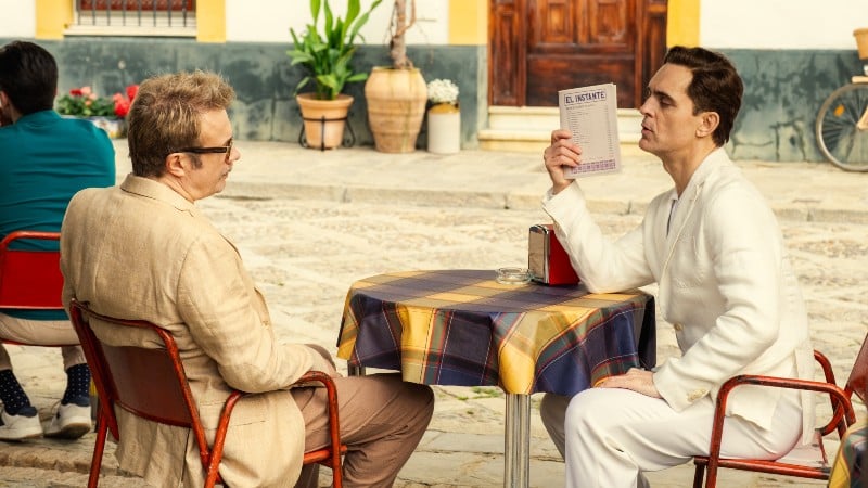 Una scena di Berlino e la dama con l'ermellino. Fonte: Netflix.