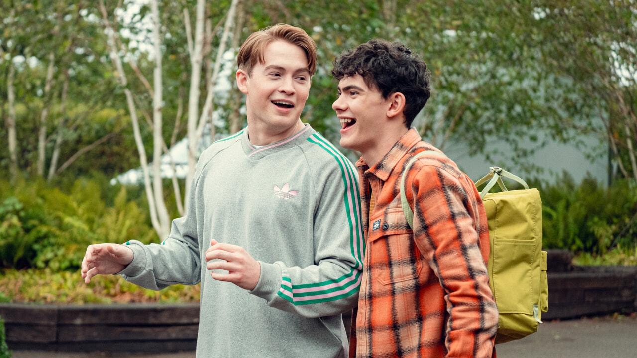 Una scena della serie Heartstopper. Fonte: Netflix