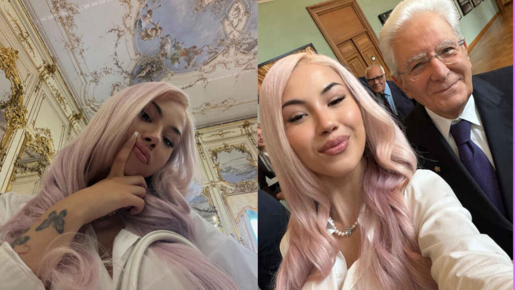 Anna Pepe e il Presidente Sergio Mattarella