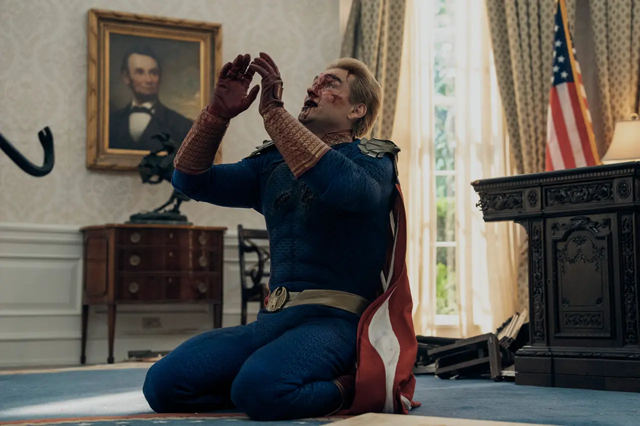 Una scena del finale di The Boys 5. Fonte: Prime Video.