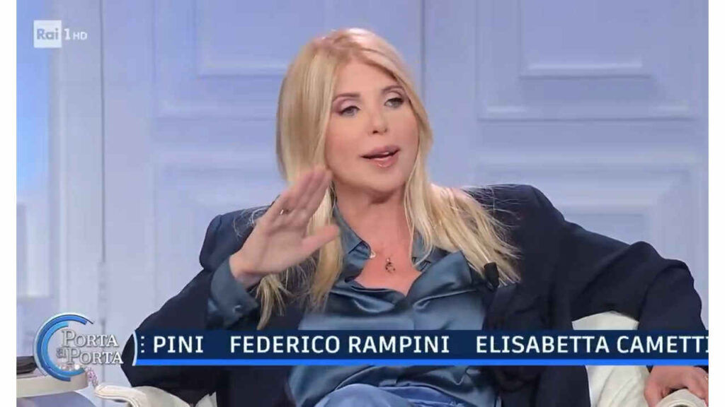 Concita Borrelli a Porta a porta